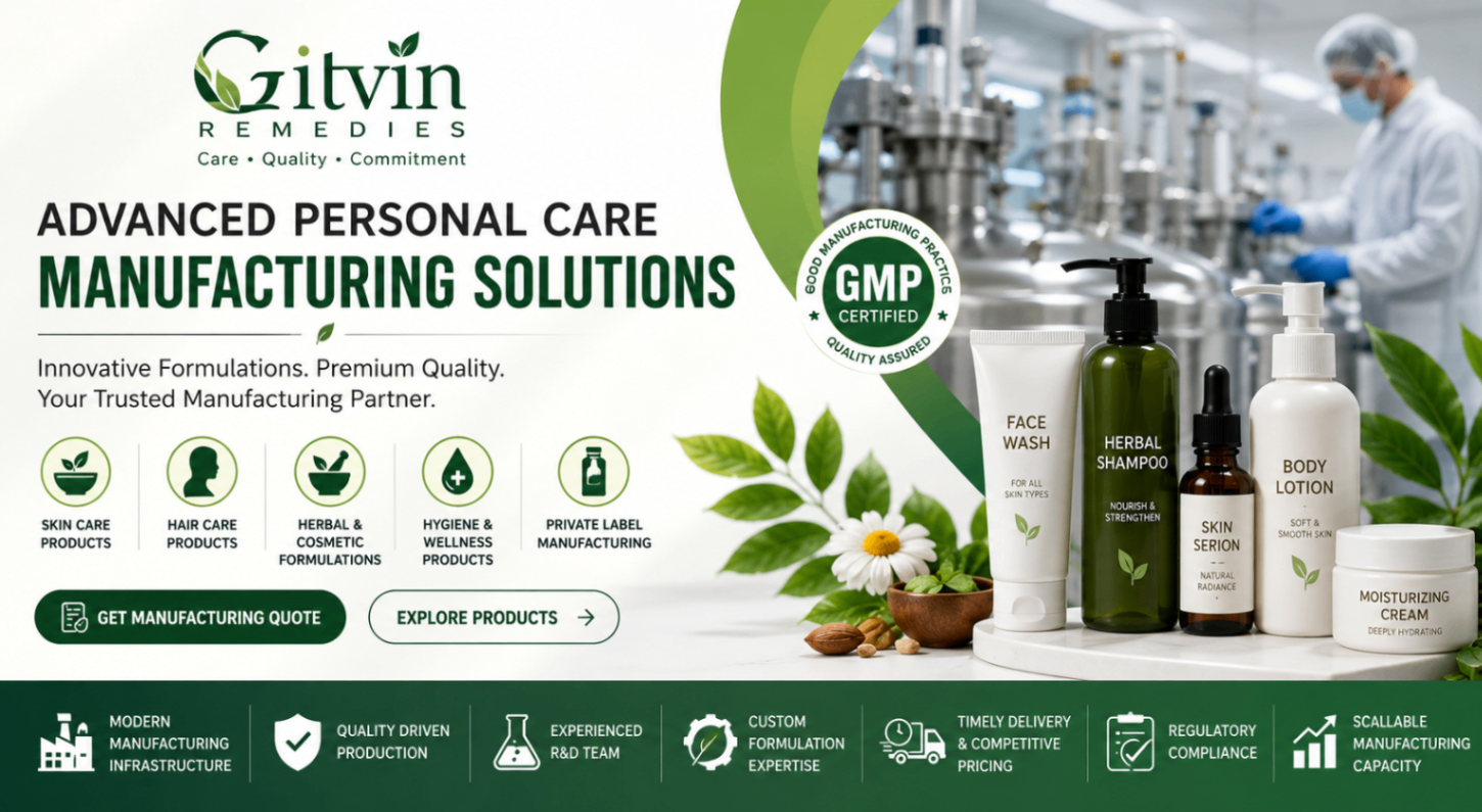 Gitvin Remedies — Advanced Personal Care Manufacturing Solutions